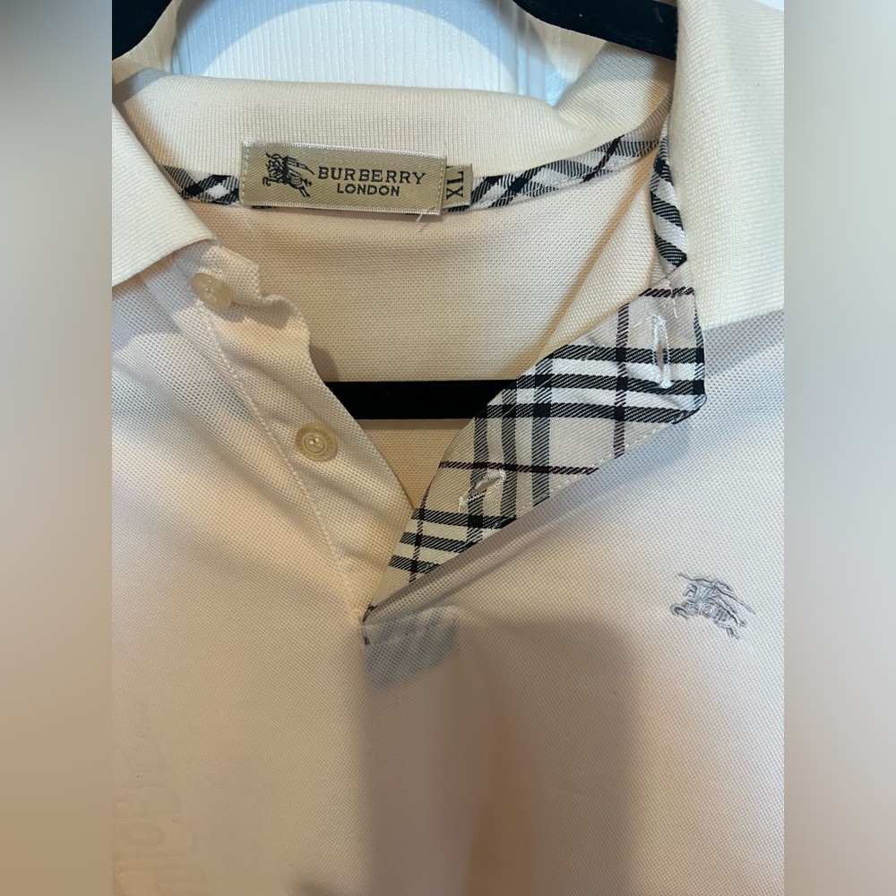 Burberry Beige Polo Shirt for Men - Picture 6 of 10